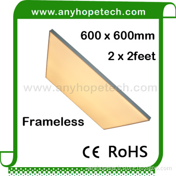 China wholesale square 600 600mm 47W warm white led panel lighting
